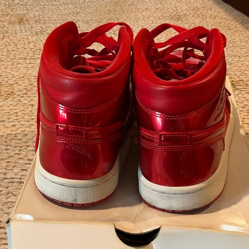 Nike Red High-Top Sneakers - Picture 3 of 7